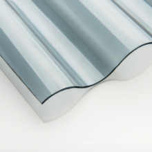 Custom Clear Solid Corrugated Polycarbonate Sheeet for Building Roofing